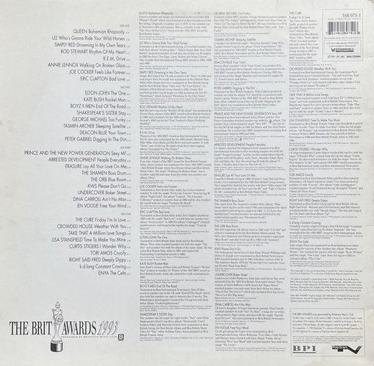 Various : The Awards 1993 (34 Classic Hits From The 1993 Brit Awards) (2xLP, Comp)