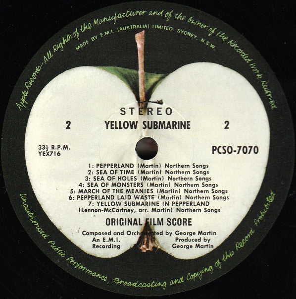 The Beatles : Yellow Submarine (LP, Album, RE)