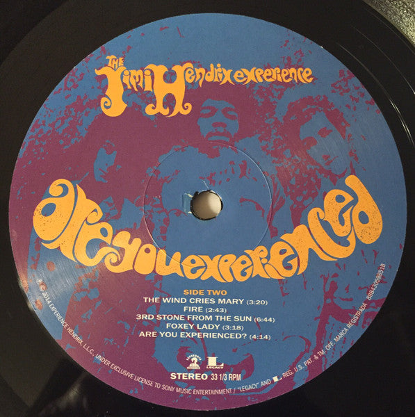 The Jimi Hendrix Experience : Are You Experienced  (LP, Album, RM, RP, 200)