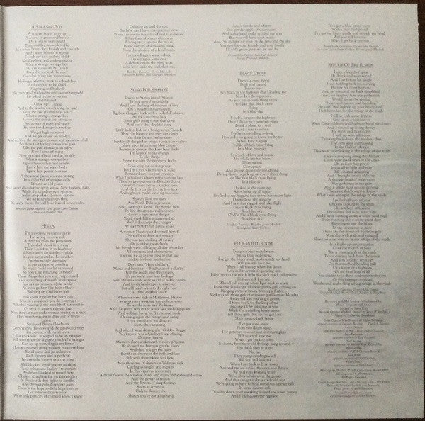 Joni Mitchell : Hejira (LP, Album, RE, RM, 180)