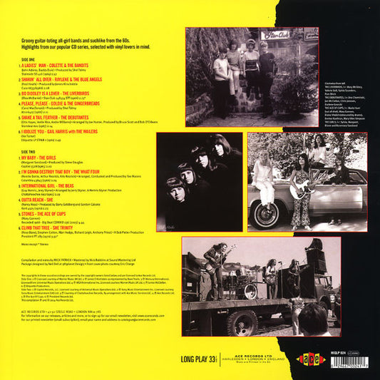 Various : Girls With Guitars (LP, Comp, Red)