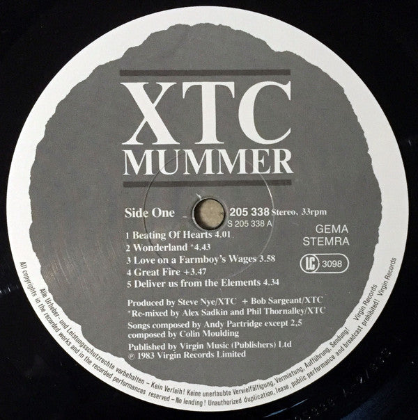 XTC : Mummer (LP, Album)