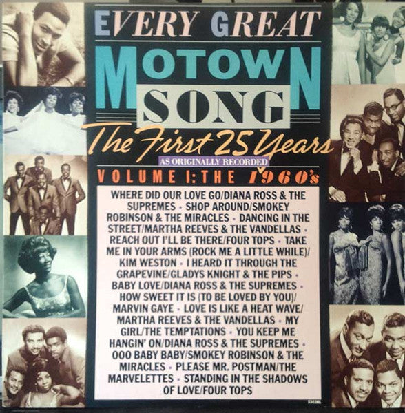 Various : Every Great Motown Song: The First 25 Years - Volume 1: The 1960's (LP, Comp)