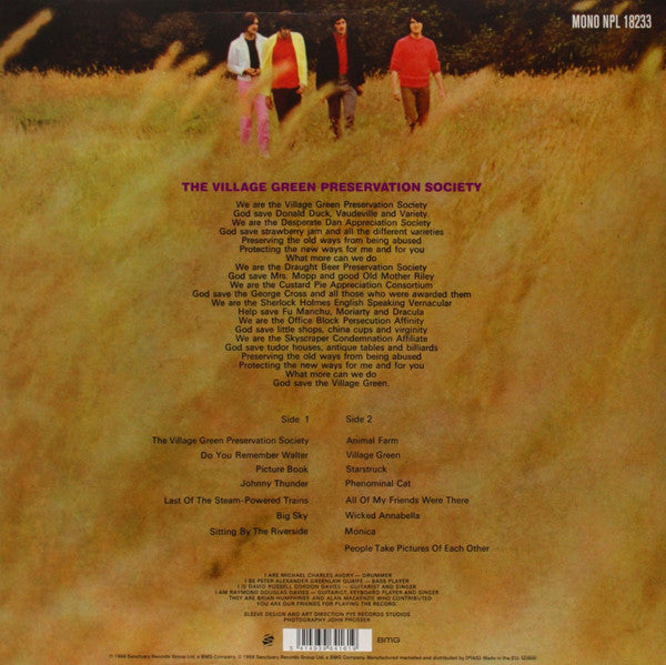 The Kinks : The Kinks Are The Village Green Preservation Society (LP, Album, Mono, RE, Gat)