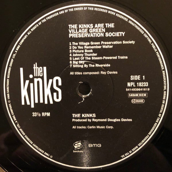 The Kinks : The Kinks Are The Village Green Preservation Society (LP, Album, Mono, RE, Gat)