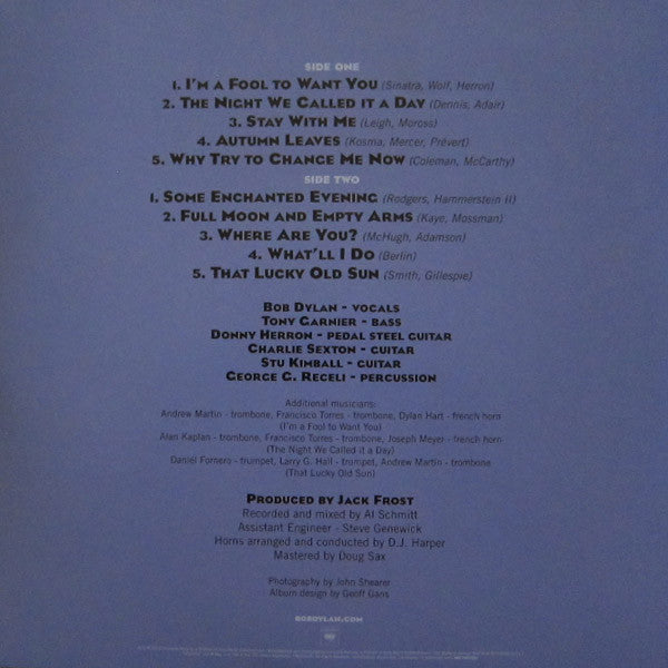 Bob Dylan : Shadows In The Night (LP, Album, 180 + CD, Album + Ltd)