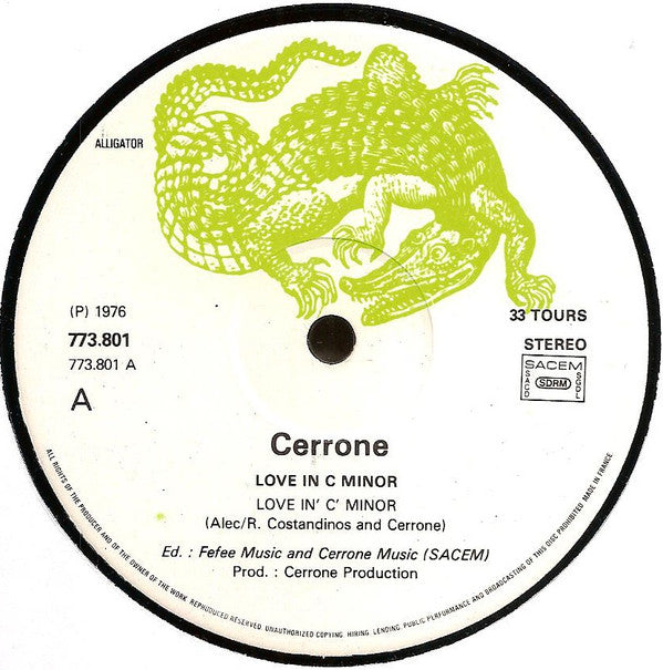 Cerrone : Love In C Minor (LP, Album)