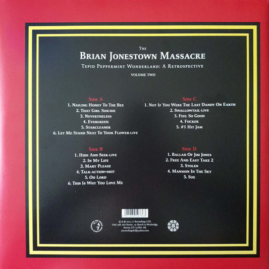 The Brian Jonestown Massacre : Tepid Peppermint Wonderland: A Retrospective (Volume Two) (2xLP, Comp, RE)
