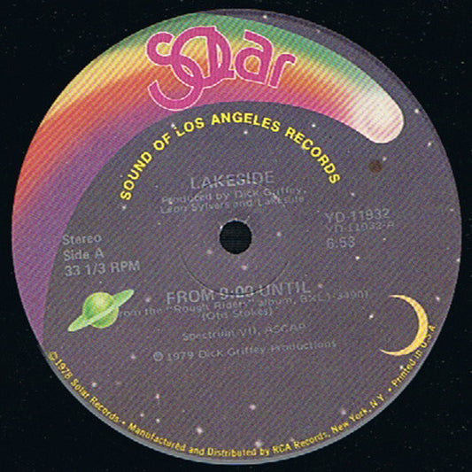 Lakeside : From 9:00 Until / All In My Mind (12", Single)