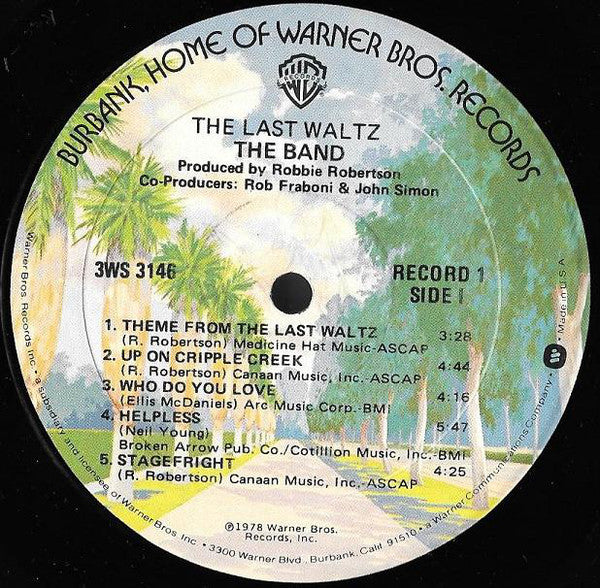 The Band : The Last Waltz (3xLP, Album, Mon)