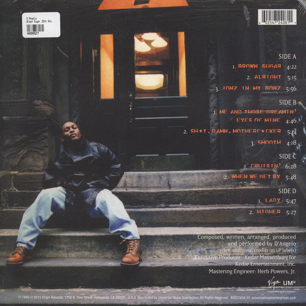 D'Angelo : Brown Sugar (2xLP, Album, Ltd, RE, Whi)