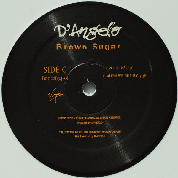 D'Angelo : Brown Sugar (2xLP, Album, Ltd, RE, Whi)
