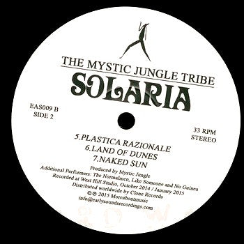 The Mystic Jungle Tribe : Solaria (LP, Album)