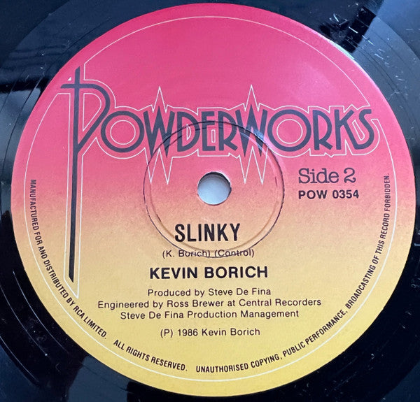 Kevin Borich : World's On Fire / Slinky (7", Single, Pic)