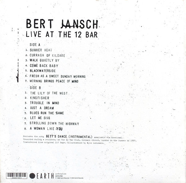 Bert Jansch : Live At The 12 Bar (LP, Album, RE)