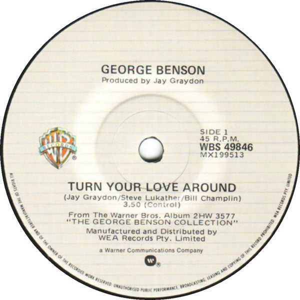 George Benson : Turn Your Love Around (7", Single)