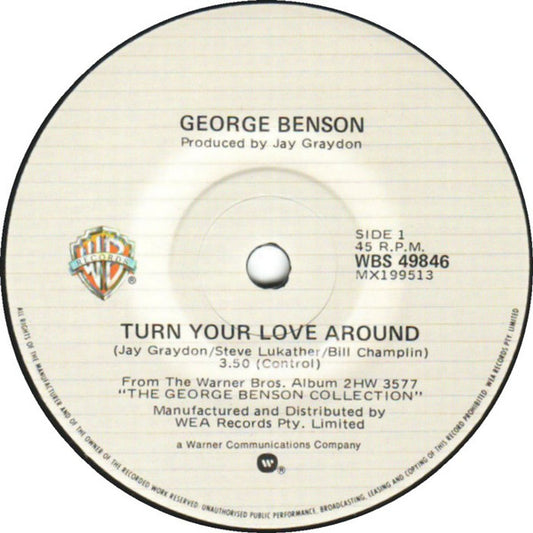 George Benson : Turn Your Love Around (7", Single)