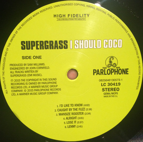 Supergrass : I Should Coco (LP, Album, RE, RM + 7", Single + Ltd)