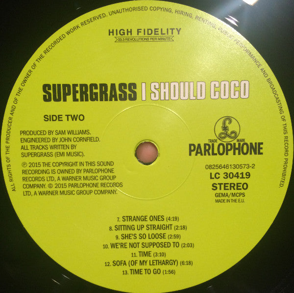 Supergrass : I Should Coco (LP, Album, RE, RM + 7", Single + Ltd)