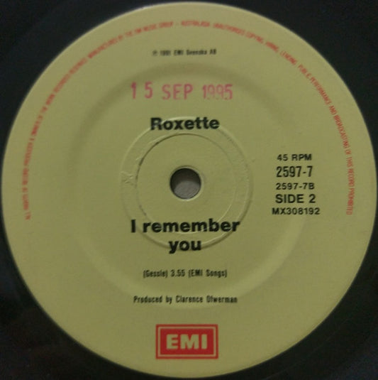 Roxette : Fading Like A Flower (Every Time You Leave) (7", Single)