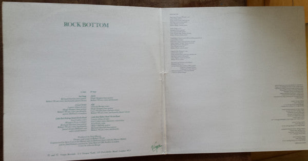Robert Wyatt : Rock Bottom / Ruth Is Stranger Than Richard (2xLP, Comp, RE, Gat)