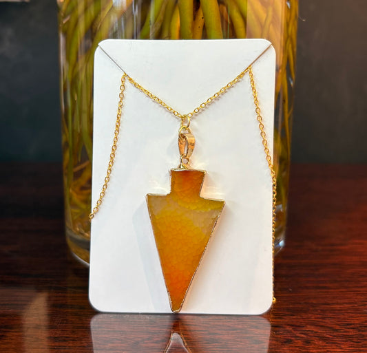 Savoy Truffles - Agate Arrow Necklace