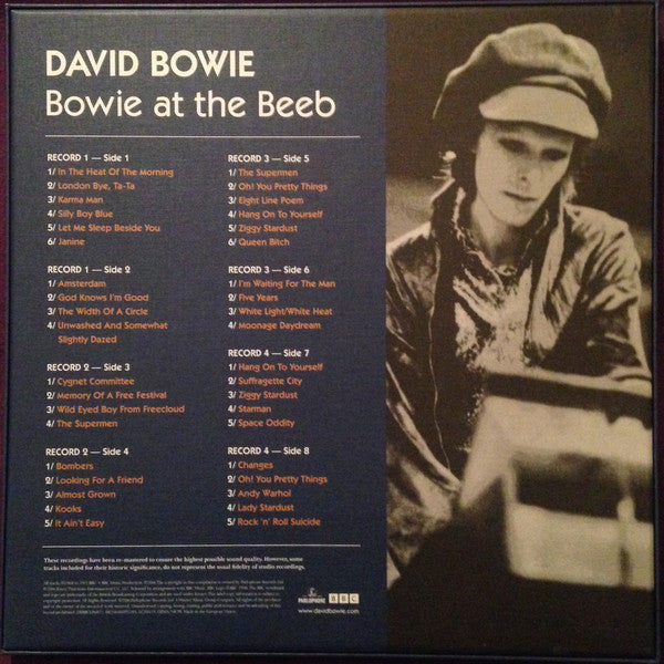 David Bowie : Bowie At The Beeb (The Best Of The BBC Sessions 68-72) (4xLP, Comp, RE, 180 + Box)