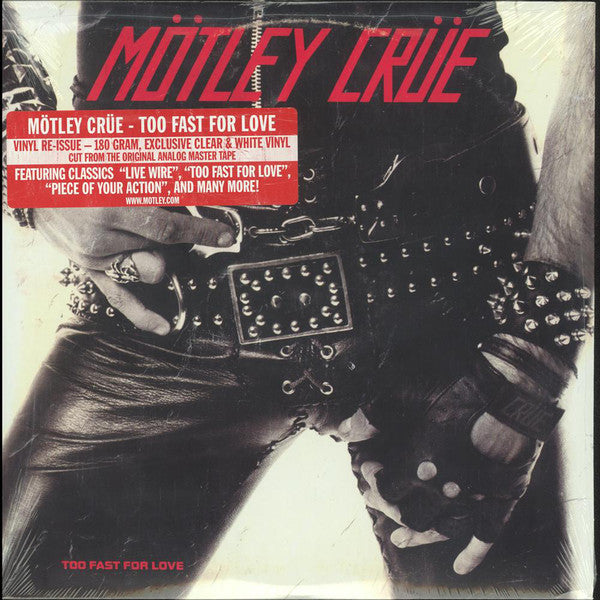 Mötley Crüe : Too Fast For Love (LP, Album, Ltd, RE, RM, Cle)