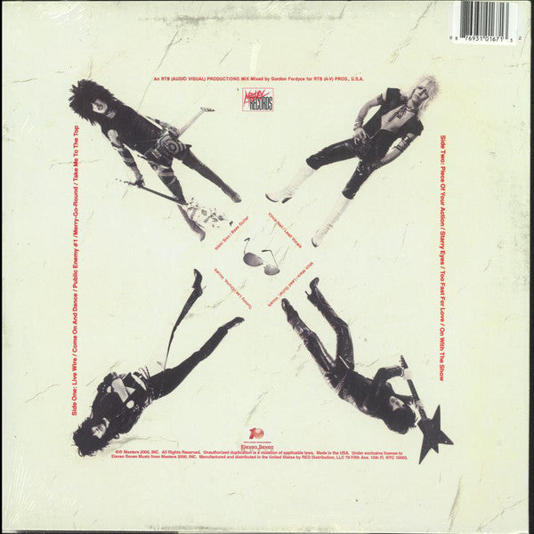 Mötley Crüe : Too Fast For Love (LP, Album, Ltd, RE, RM, Cle)