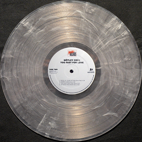 Mötley Crüe : Too Fast For Love (LP, Album, Ltd, RE, RM, Cle)