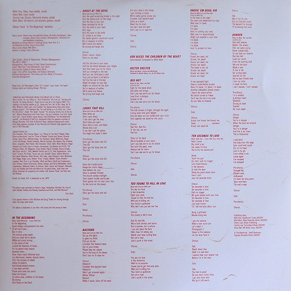 Mötley Crüe : Shout At The Devil (LP, Album, Ltd, RE, RM, Red)