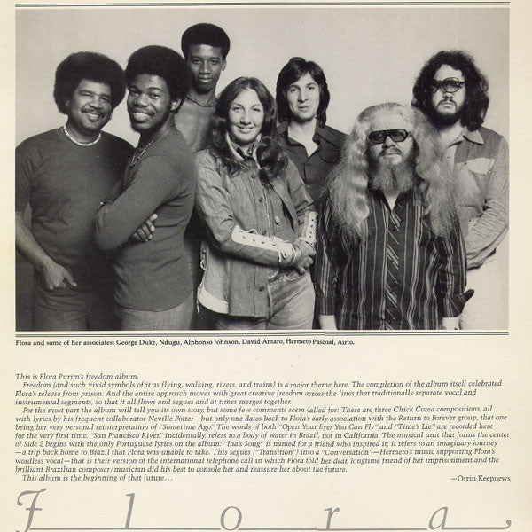 Flora Purim : Open Your Eyes You Can Fly (LP, Album, Ter)