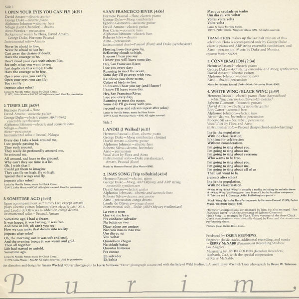 Flora Purim : Open Your Eyes You Can Fly (LP, Album, Ter)