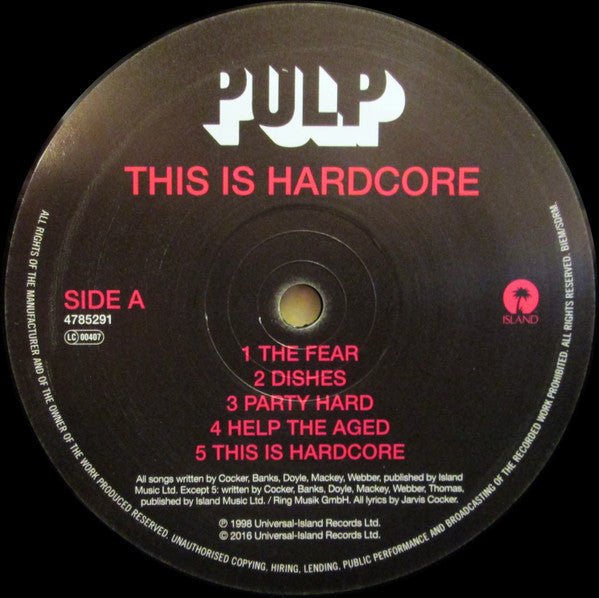 Pulp : This Is Hardcore (2xLP, Album, RE, Gat)