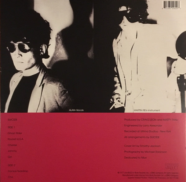 Suicide : Suicide (LP, Album, RE)