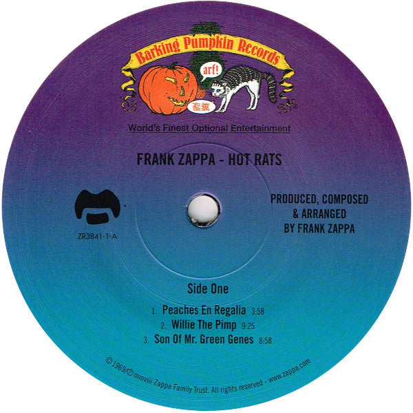 Frank Zappa : Hot Rats (LP, Album, RE, RM, Gat)