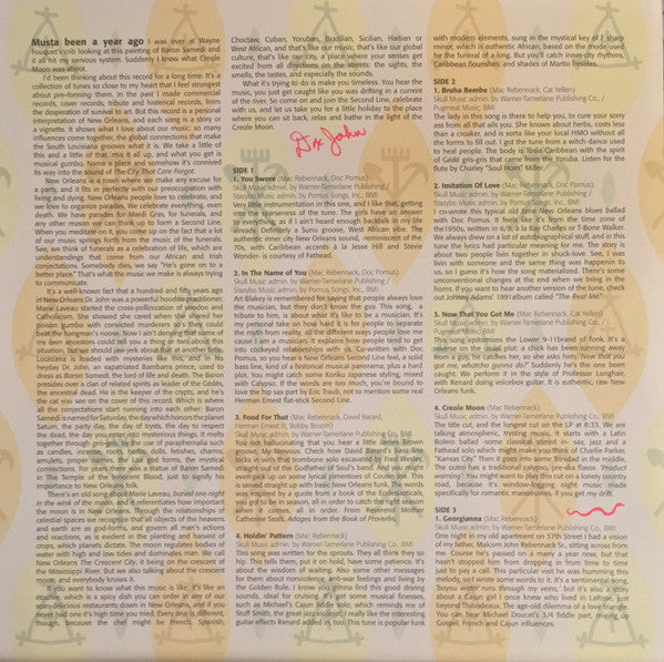Dr. John : Creole Moon (LP, 180 + LP, S/Sided, Etch, 180 + Album, RE, 15t)