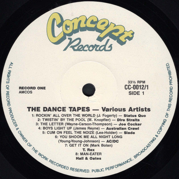 Various : The Dance Tapes (2xLP, Comp, Gat)