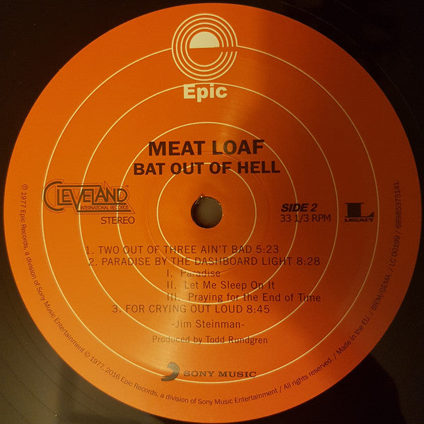 Meat Loaf : Bat Out Of Hell (LP, Album, RE, 180)