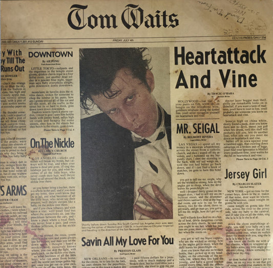 Tom Waits : Heartattack And Vine (LP, Album)