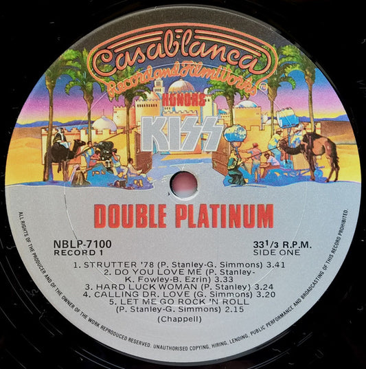 Kiss : Double Platinum (2xLP, Album, Comp, Gat)