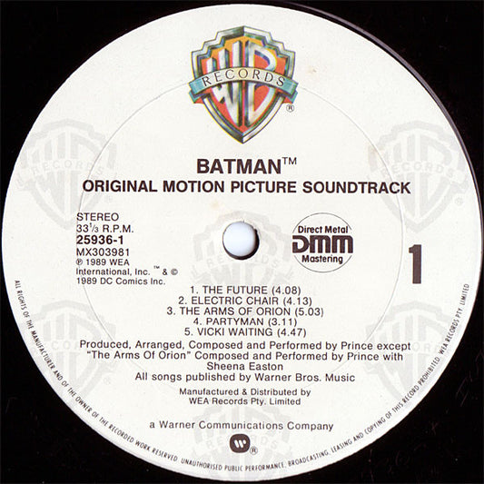 Prince : Batman™ (Motion Picture Soundtrack) (LP, Album)