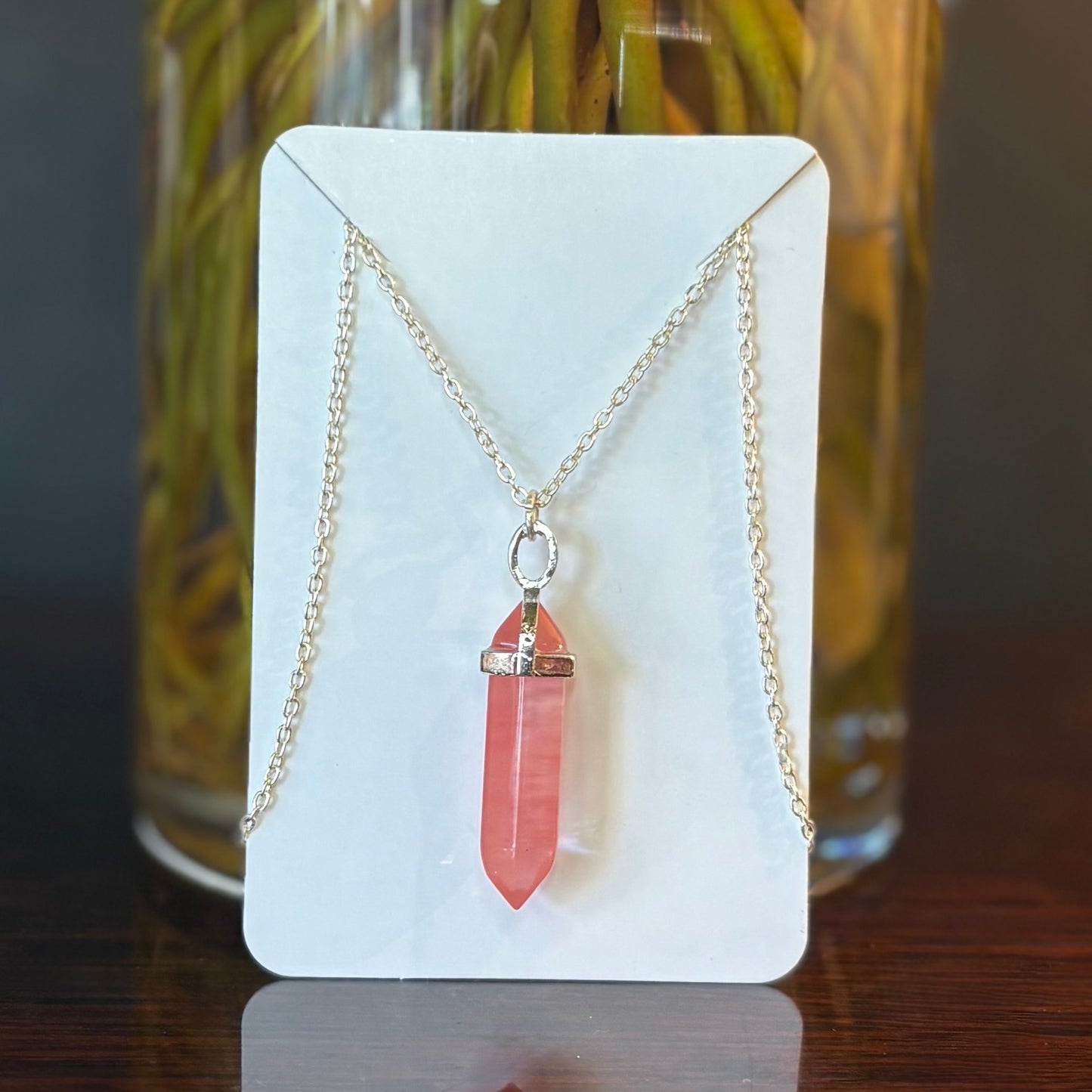 Savoy Truffles - Quartz Point Necklace