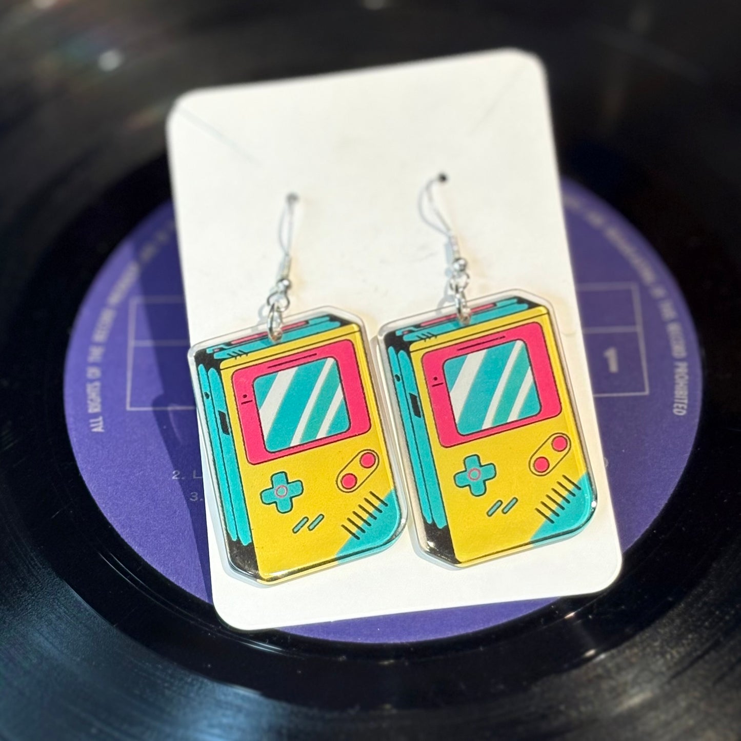 Gameboy earrings- $10