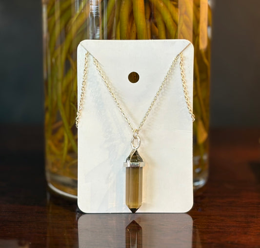 Savoy Truffles - Quartz Point Necklace
