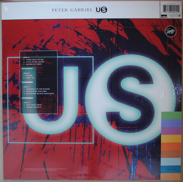Peter Gabriel : Us (2xLP, Album, RE, RM)