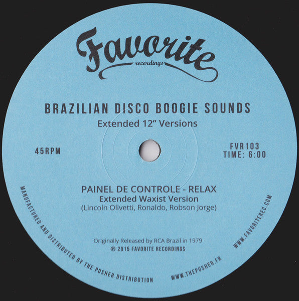 Various Artists - Brazilian Disco Boogie Sounds (Extended 12" Versions)