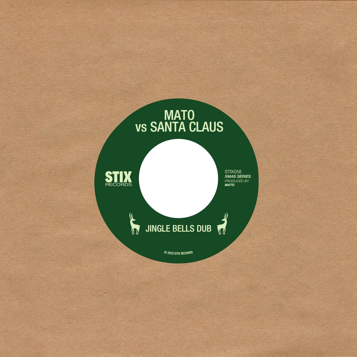 Mato vs Santa Claus - Jingle Bells Dub/Sleigh Ride Dub 7" (Red vinyl)