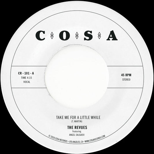 The Revues - Take Me For a Little While 7"