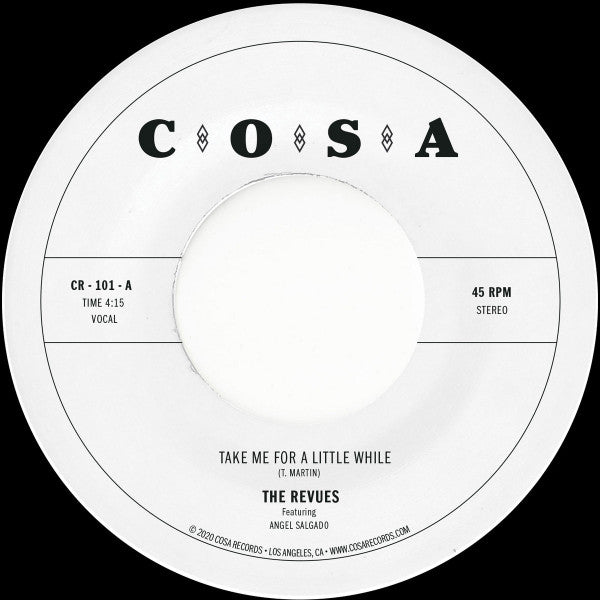 The Revues - Take Me For a Little While 7"